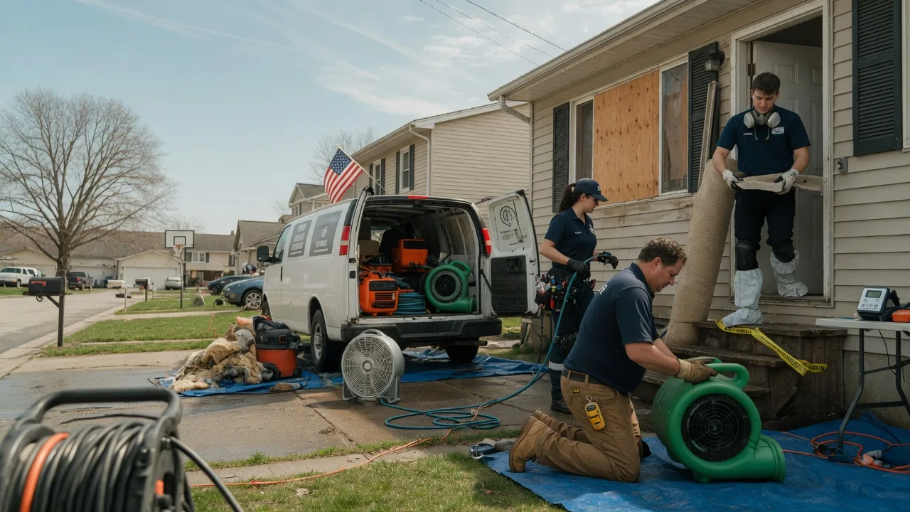 Water Damage Restoration in Leavenworth, KS near me